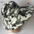 Chapeaux de pate de camouflage militaires en polyester de 7 couleurs Chapeaux de pêcheur de camouflage avec chapeau de chasse de chasse au soleil